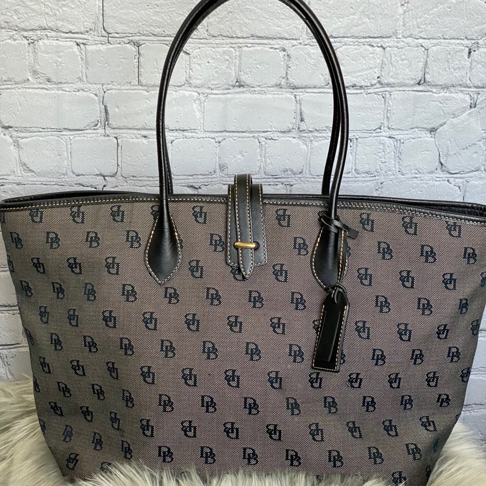 Dooney and Burke Large Monogram Tote